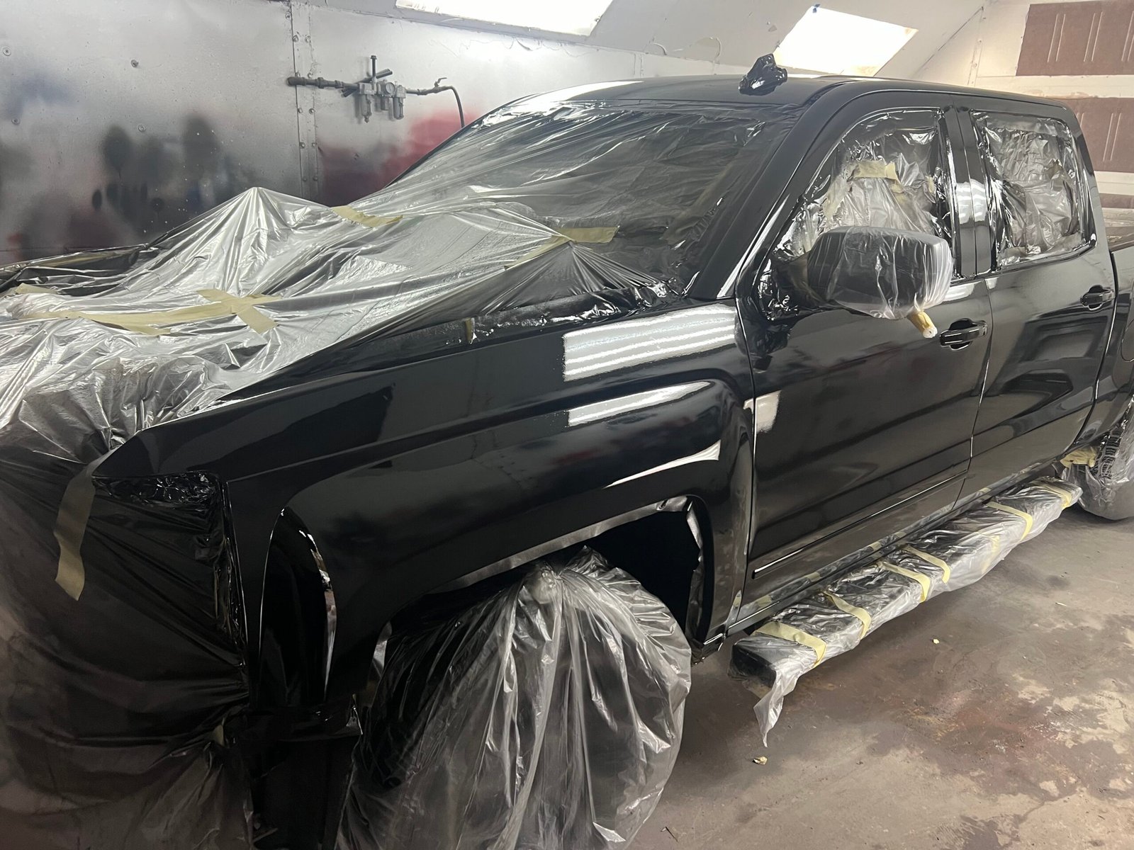 Black Chevrolet SUV Repaint Job (4)